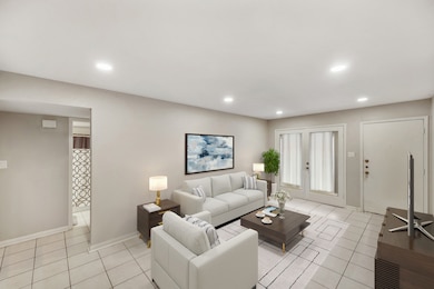 Virtually Staged: This lovely living room features