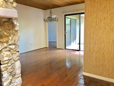 View into dining room