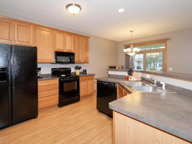 Large open kitchen with island!