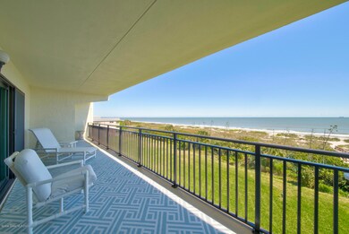 balcony with ocean view