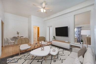 Virtually Staged - living room & dining area