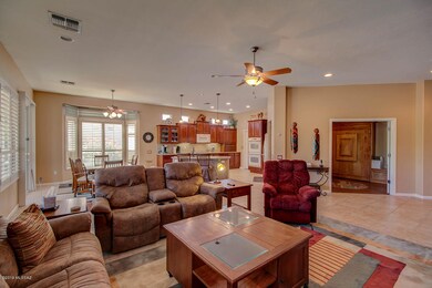 Great room to dining/kitchen