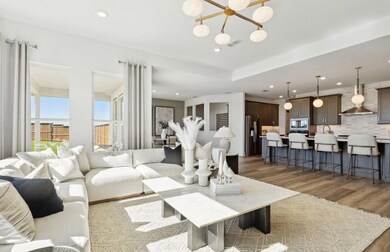 Spacious gathering room *Photos of furnished model