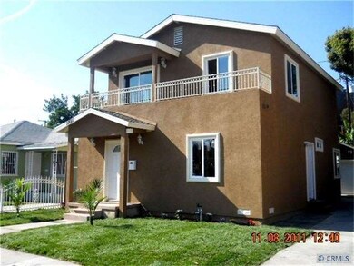 Side view of house