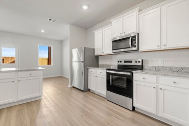 Chef-Ready kitchen features stainless steel applia
