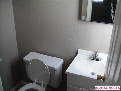 Half bath in master bedroom