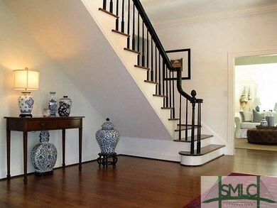 Gorgeous open staircase with dual landings (one to