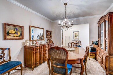 Formal dining room.