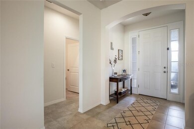 Spacious foyer and hallway to guest bedrooms