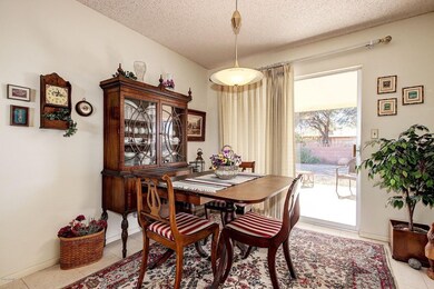 Dining Room with Sliding Door to Yard