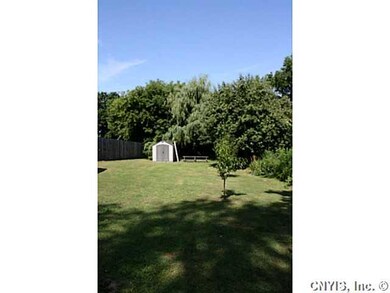Backyard Open area in the back and side yard