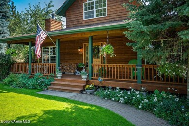 Welcoming covered front porch