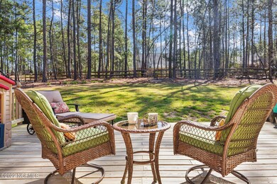 Relaxing back Deck and Yard