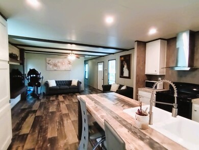 View from Kitchen to Living Area