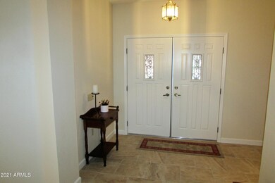 Double door formal entry