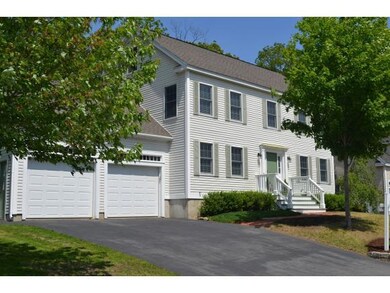 Front view with garage