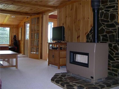 Living Room. Cozy LR w/mellowed pine...