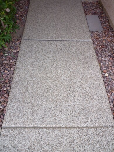 Close Up of Coated Sidewalk