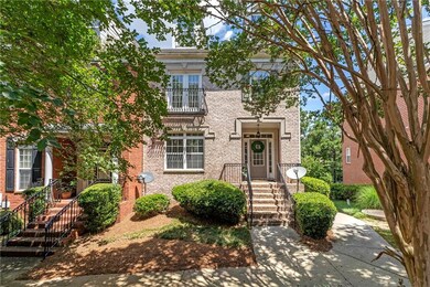 View of front facade featuring brick siding