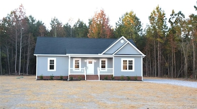 View of front of house featuring covered porch