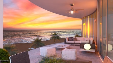 Balcony view glass railings