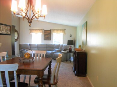 Vaulted ceilings give a nice open feel