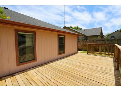 Patio/Deck. Wooden Deck in Back Yard