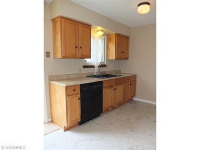 Kitchen is open to the dinette.