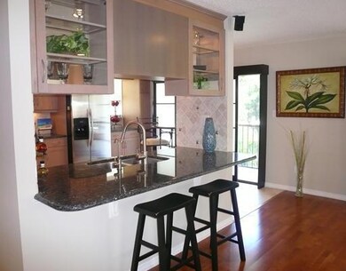 Kitchen. Lighting under solid wood cabinets highli
