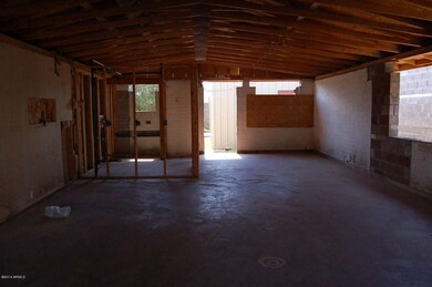 Unfinished Garage Conversion
