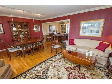 Entering the house, the living room and dining roo