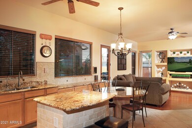 Kitchen Open to Family Room