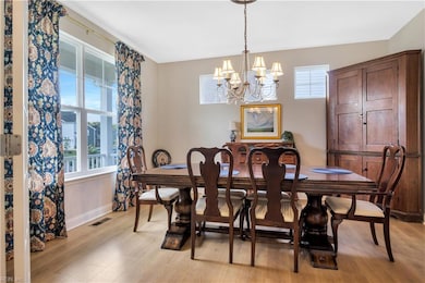 Formal dining room with Swarovski Crystal Chandelier