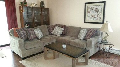 Open floor plan: Living room sectional faces the f