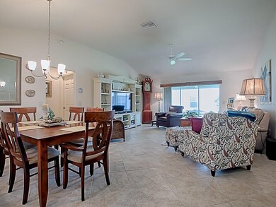 WONDERFUL OPEN DINING / LIVING ROOM.