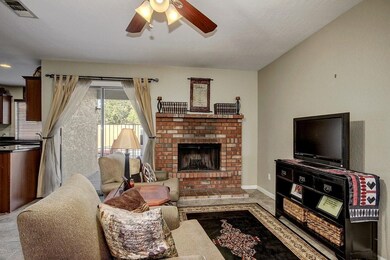 BRICK FIREPLACE-FAMILY ROOM