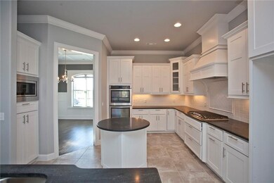 Look at all the custom cabinets in this kitchen!
