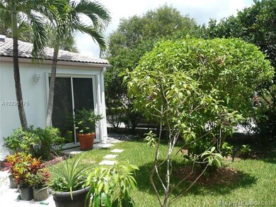 Interior courtyard area
