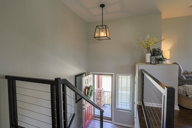 Entry with Modern Railings