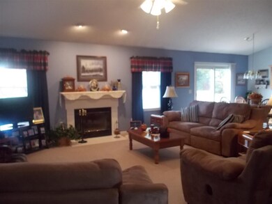 Vaulted Ceiling-Gas Log Fireplace