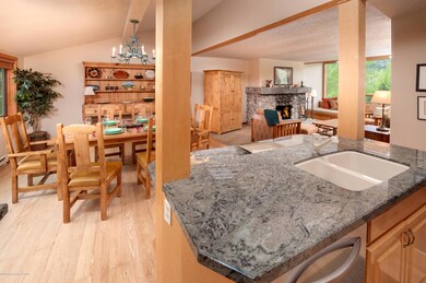 View from Kitchen to Dining Area