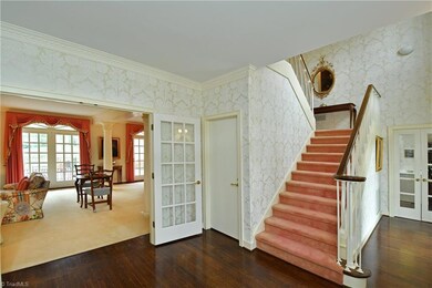 Entry opens to living room