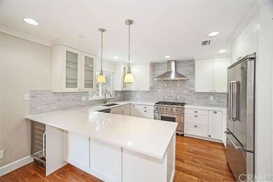 Breakfast bar with wine fridge.