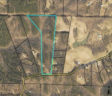 Map / location with property parcel outlined