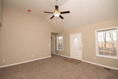More peaceful views out the front windows. Doorway leads to Master Bedroom with Full Bath and big Walk-In Closet!