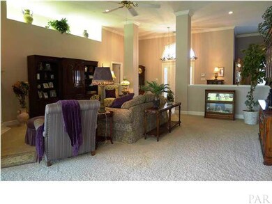 Looking back to front foyer.