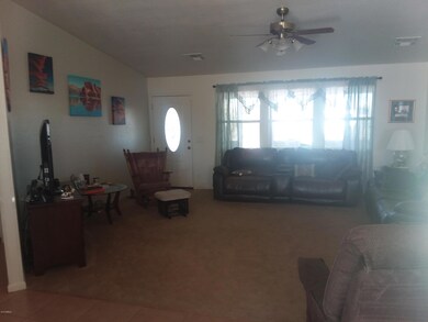 front door in living room