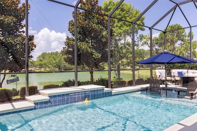 Heated Saltwater pool with Waterfall, LED lighting & bubbler