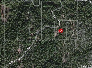 Aerial view of approximate parcel lines
