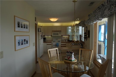 Dining room open to kitchen